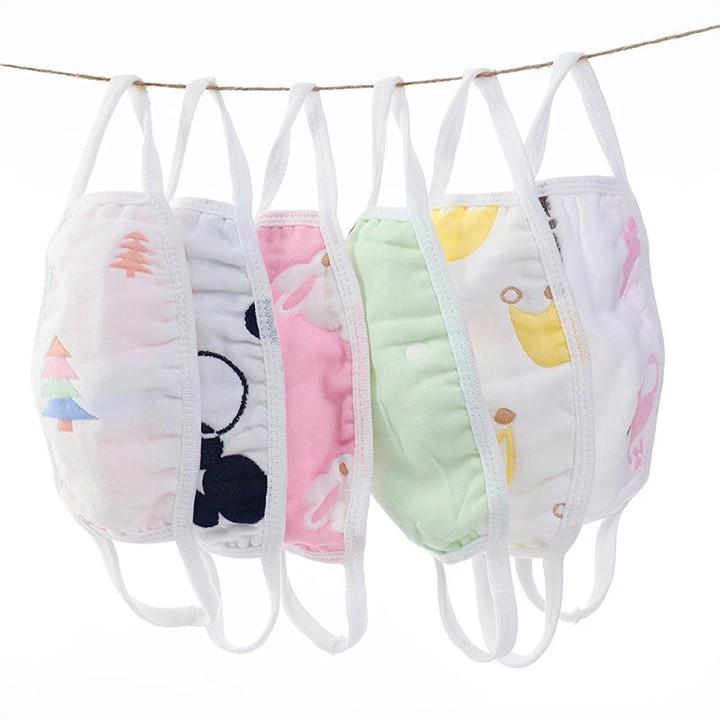Khẩu Trang Sợi Tre 4 Lớp Cao Cấp Cho Bé có dây điều chỉnh dài ngắn