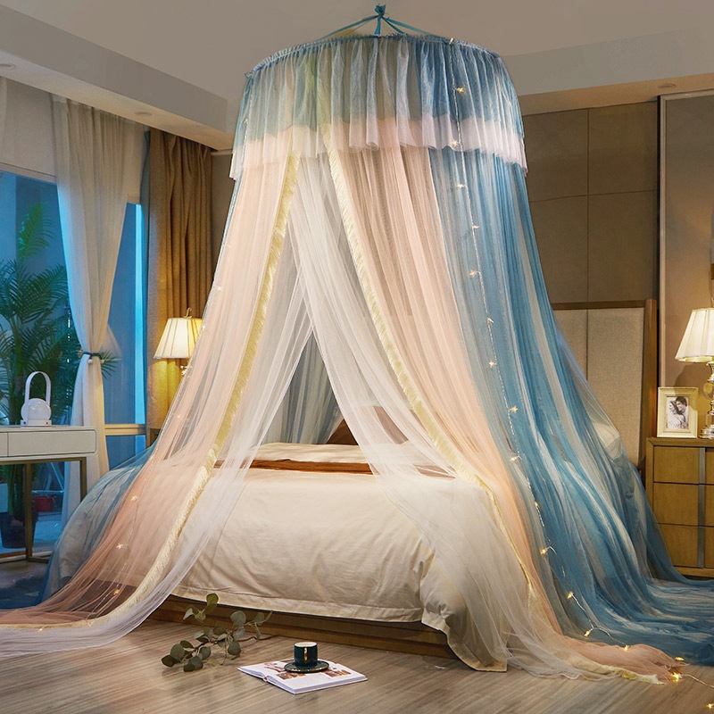 Mùng công chúa cao cấp treo trần, màn khung tròn không khoan tường phòng ngủ chống muỗi ZOHOME N2