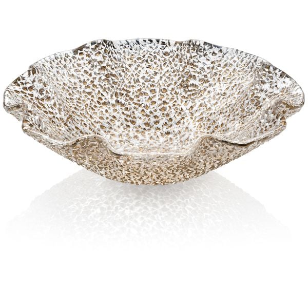Tô IVV Special Scalloped 25cm vàng Hàng chính hãng