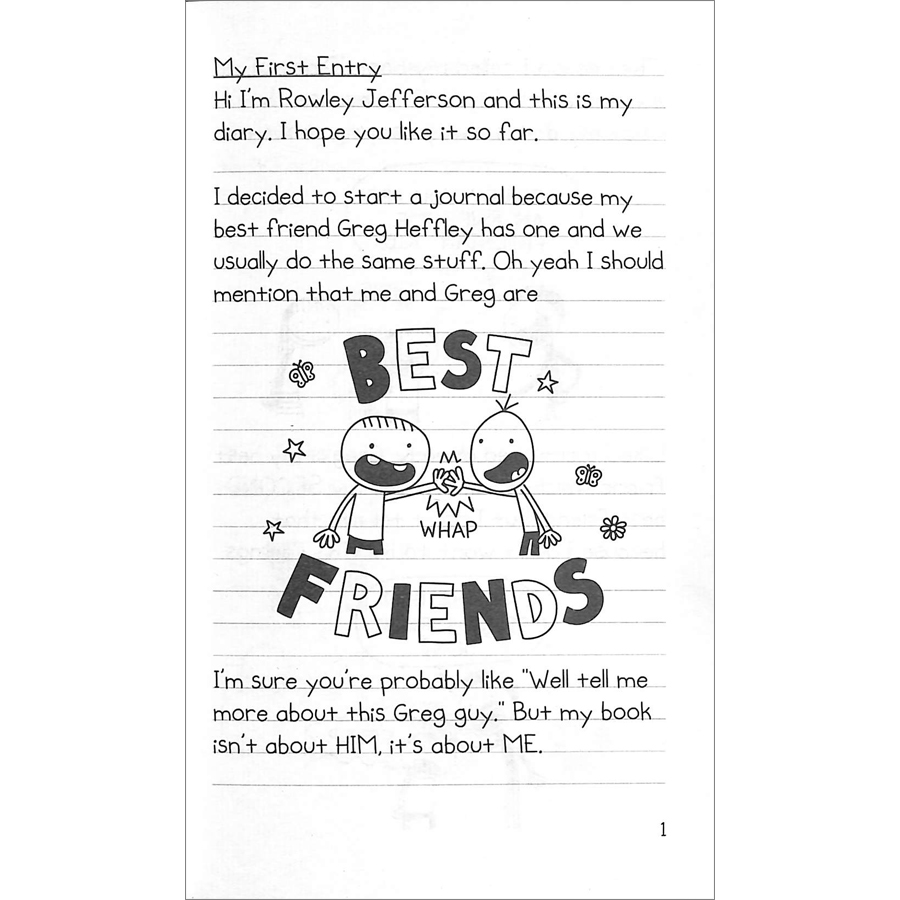 Diary of an Awesome Friendly Kid : Rowley Jefferson's Journal