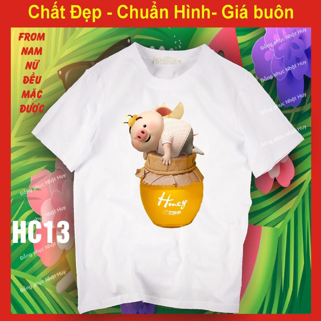 Áo thun heo con ngộ nghĩnh dễ thương 11