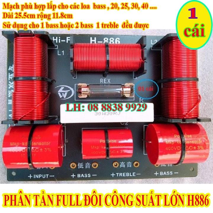 MẠCH PHÂN TẦN 2 BASS 1 TREBLE LW H886 HÀNG NHẬP KHẨU