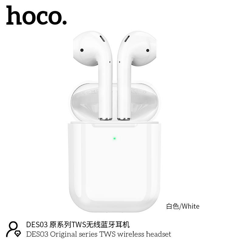 Tai Nghe Bluetooth Hoco DES03 V5.0 Âm Thanh Siêu Hay, Định Vị, Đổi Tên