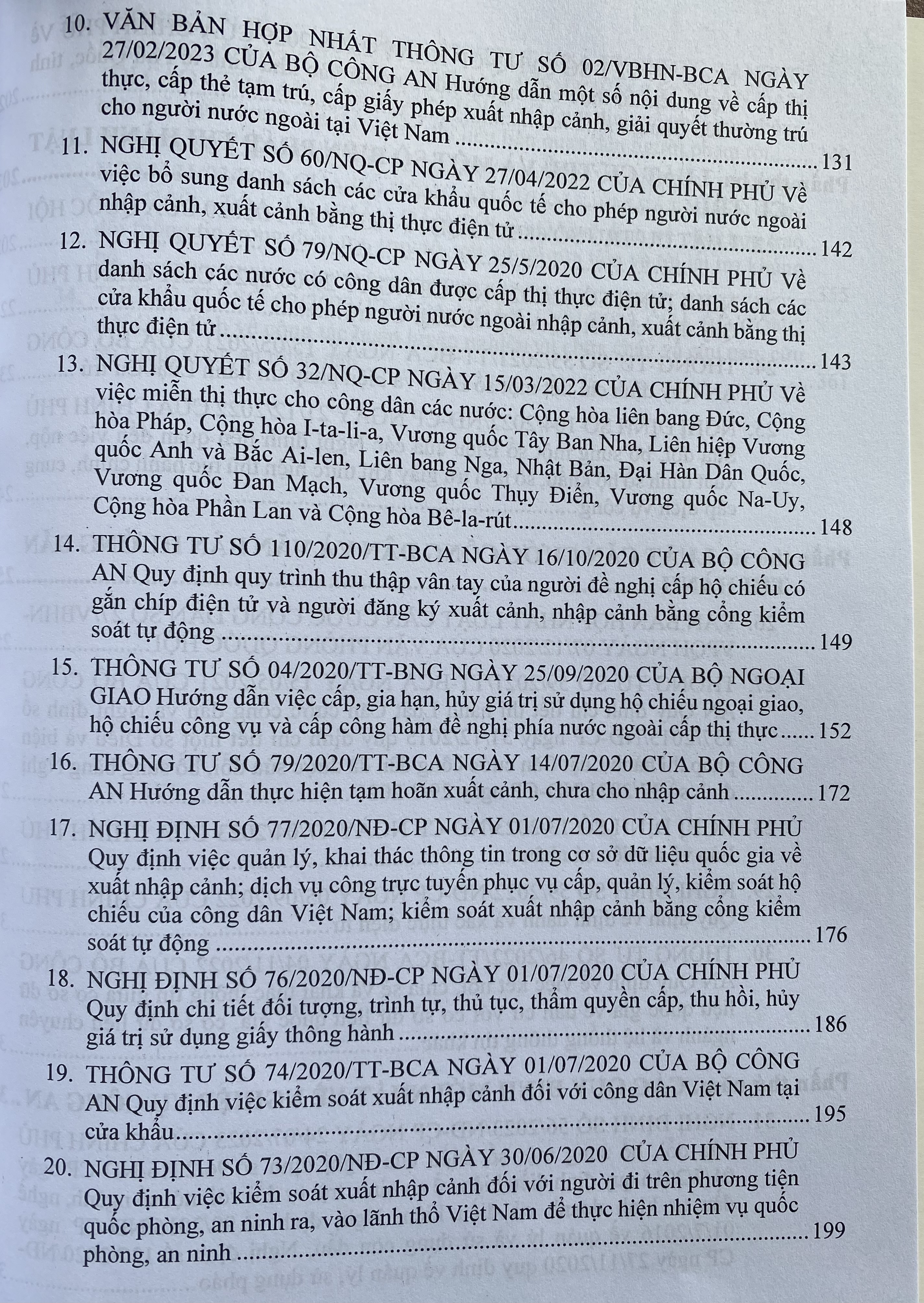 Sách - Luật Công An Nhân Dân ( sửa đổi, bổ sung) - Luật sửa đổi, bổ ung một số điều của Luật Xuất Cảnh,  Nhập Cảnh của công dân Việt Nam và Luật Nhập Cảnh, Xuất Cảnh, Quá Cảnh, Cư Trú Của Người Nước Ngoài tại Việt Nam