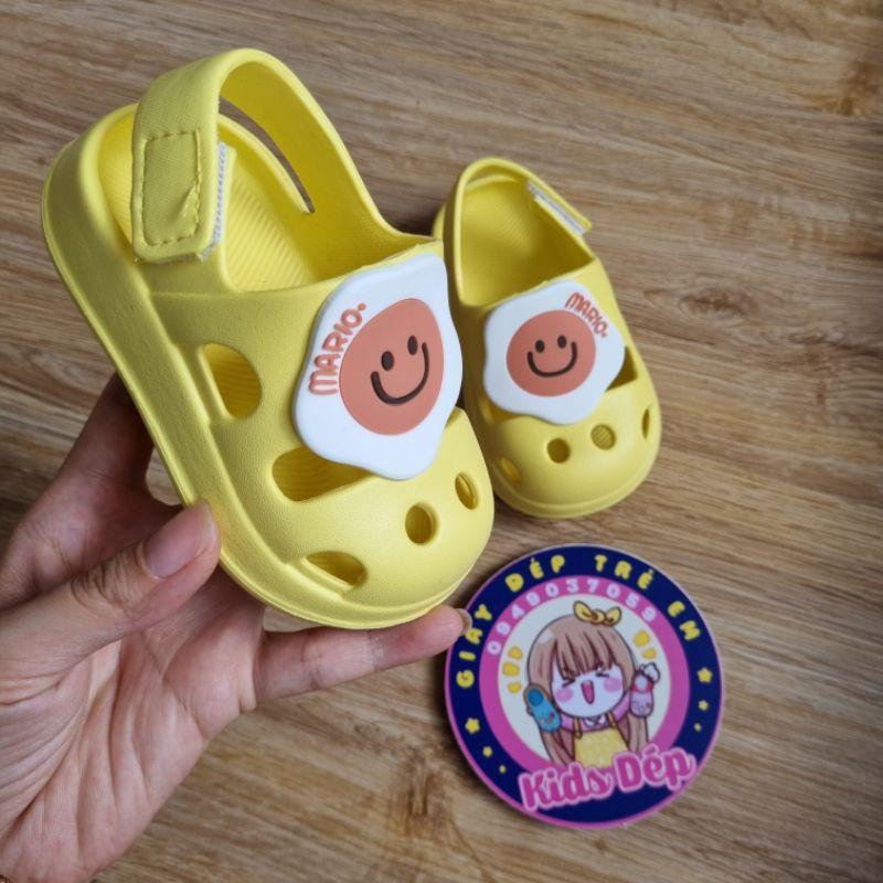 Giày Sandal quai dán Cheerful Mario mẫu mới 2021 cho bé trai gái 1-5 tuổi