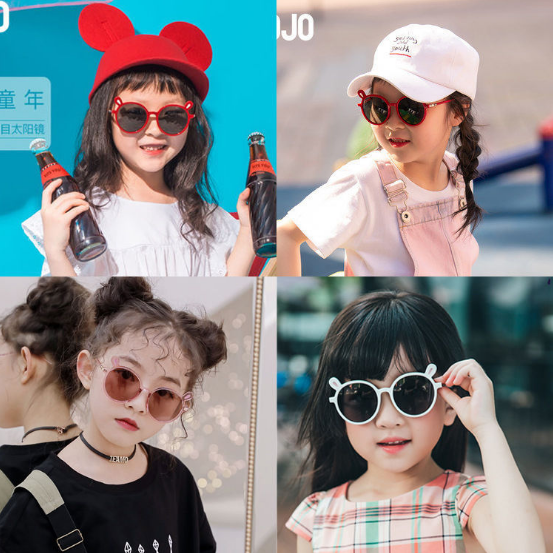 Mắt kính trẻ em hình thỏ MKTHO chống UV dành cho bé gái