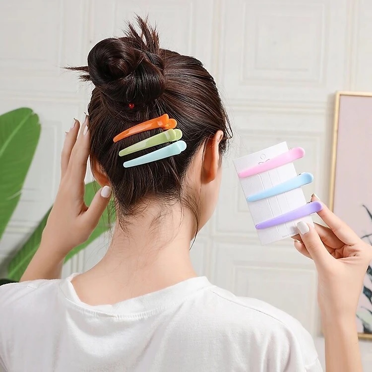 Bộ 10 Kẹp Tóc Tạo Kiểu Chuyên Dụng Cho Salon Làm Tóc