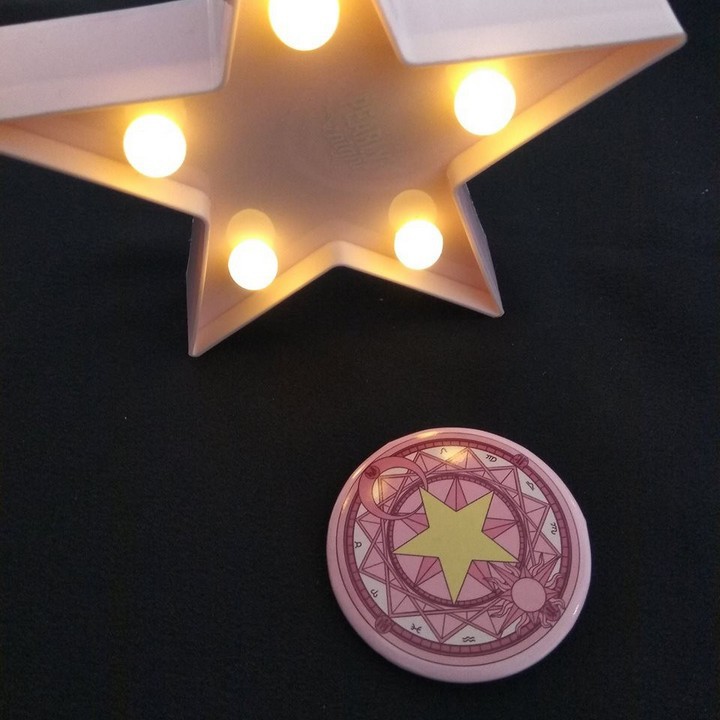 Gương Cardcaptor Sakura thủ lĩnh thẻ bài gương bỏ túi cầm tay 2 mặt dễ thương tiện lợi anime quà tặng độc đáo