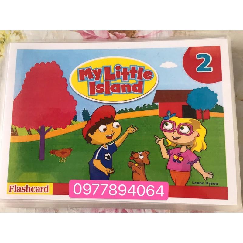 Thẻ My Little Island 2 - ép plastics  bền đẹp ️giáo cụ đồ dùng dạy học cần thiết cho giáo viên dạy Tiếng Anh️