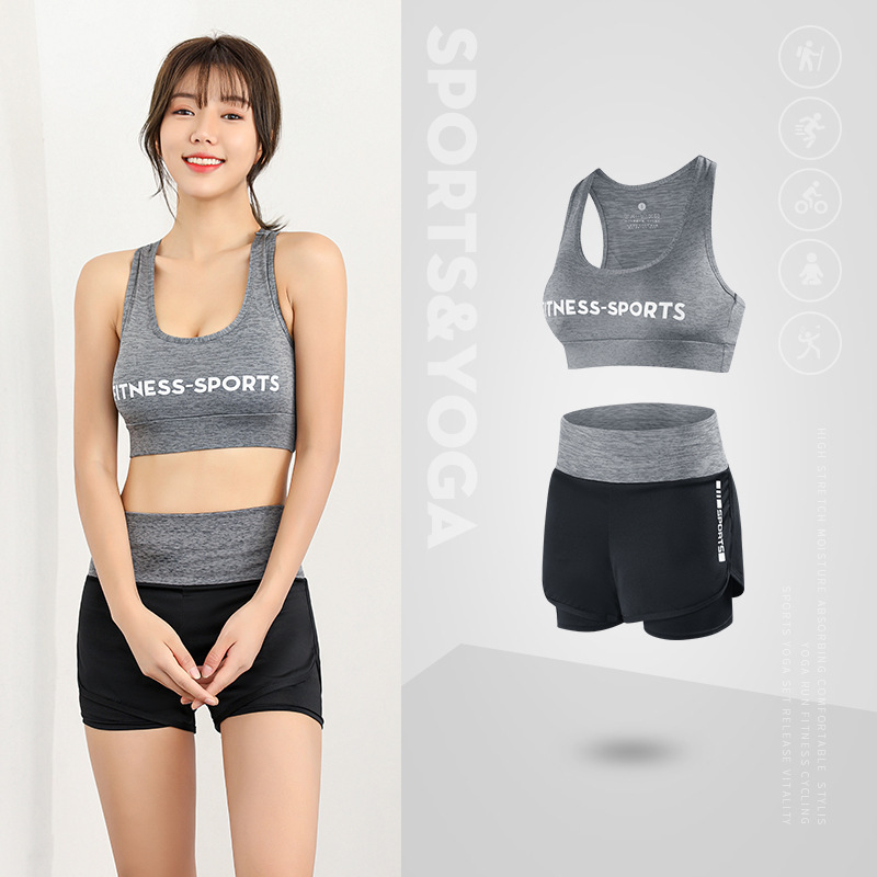 Bộ tập Gym - Set quần đùi short thể thao và áo bra Fitness