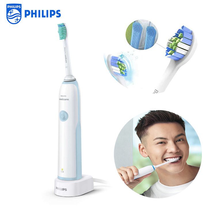 Bàn chải đánh răng điện Philips HX3216/01 có 3 chế độ làm việc - Hàng nhập khẩu