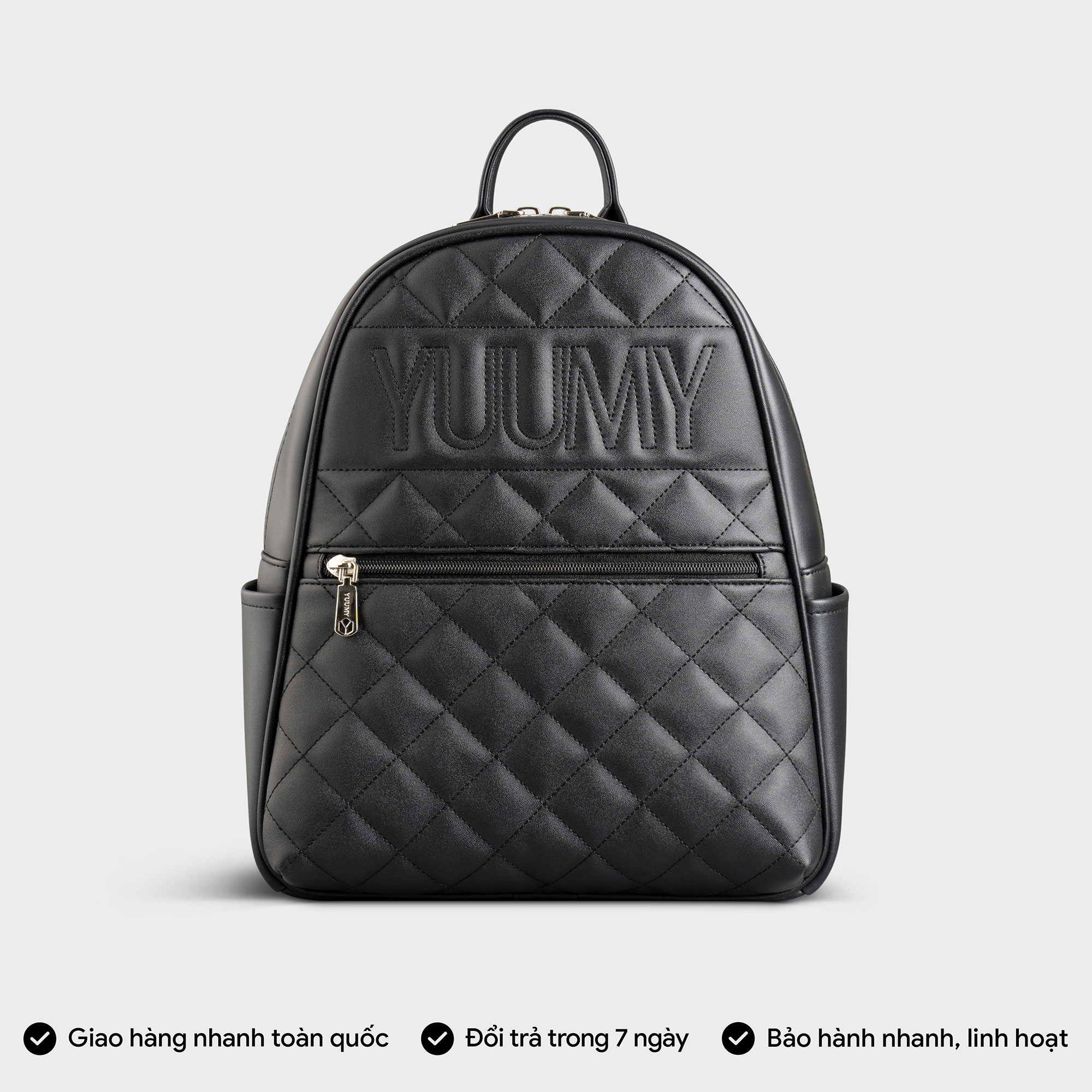 Balo Yuumy ( Thời trang nữ dập chỉ cỡ lớn - Balo da Seasand YBA95 )