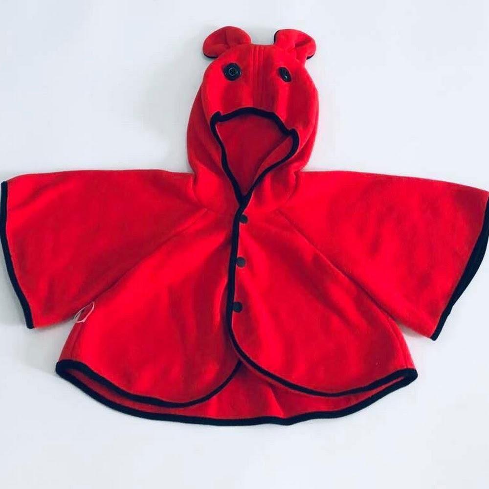 Áo khoác dạ bé gái Chuột đỏ - AICDBGTWWQVT - AIN Closet