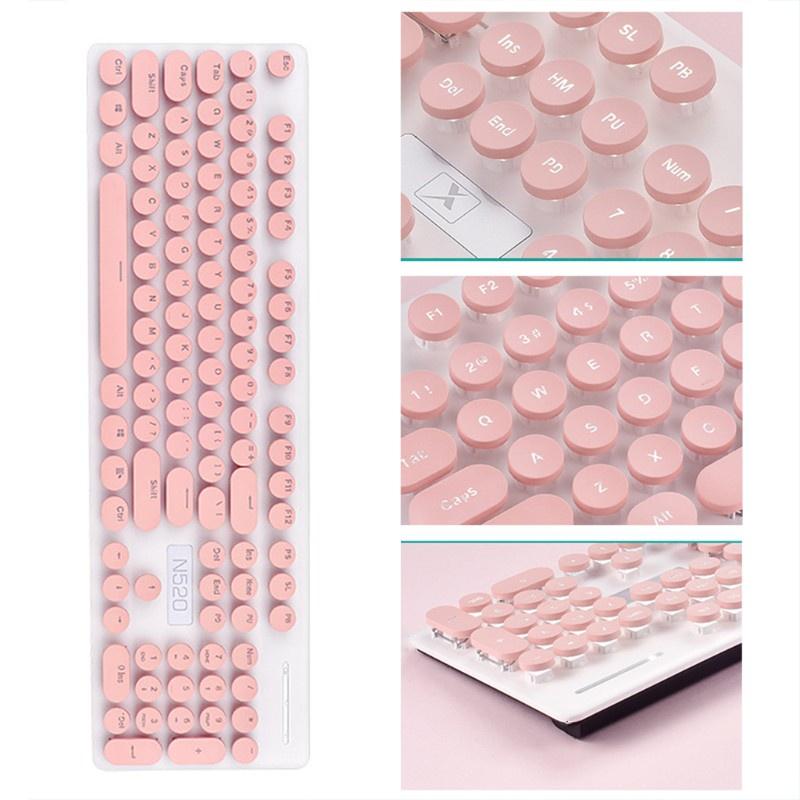 HSV Wireless Keyboard and Mouse Set Silent Desktop Computer Laptop Keypad Business Office Home Mute Mice Keyboard