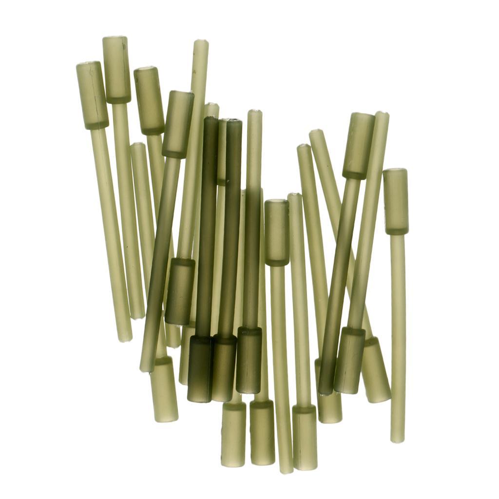 10/20/30pcs Angling Supplies Plastic Inline Carp Coarse Lead Mould Inserts Tubes 60mm