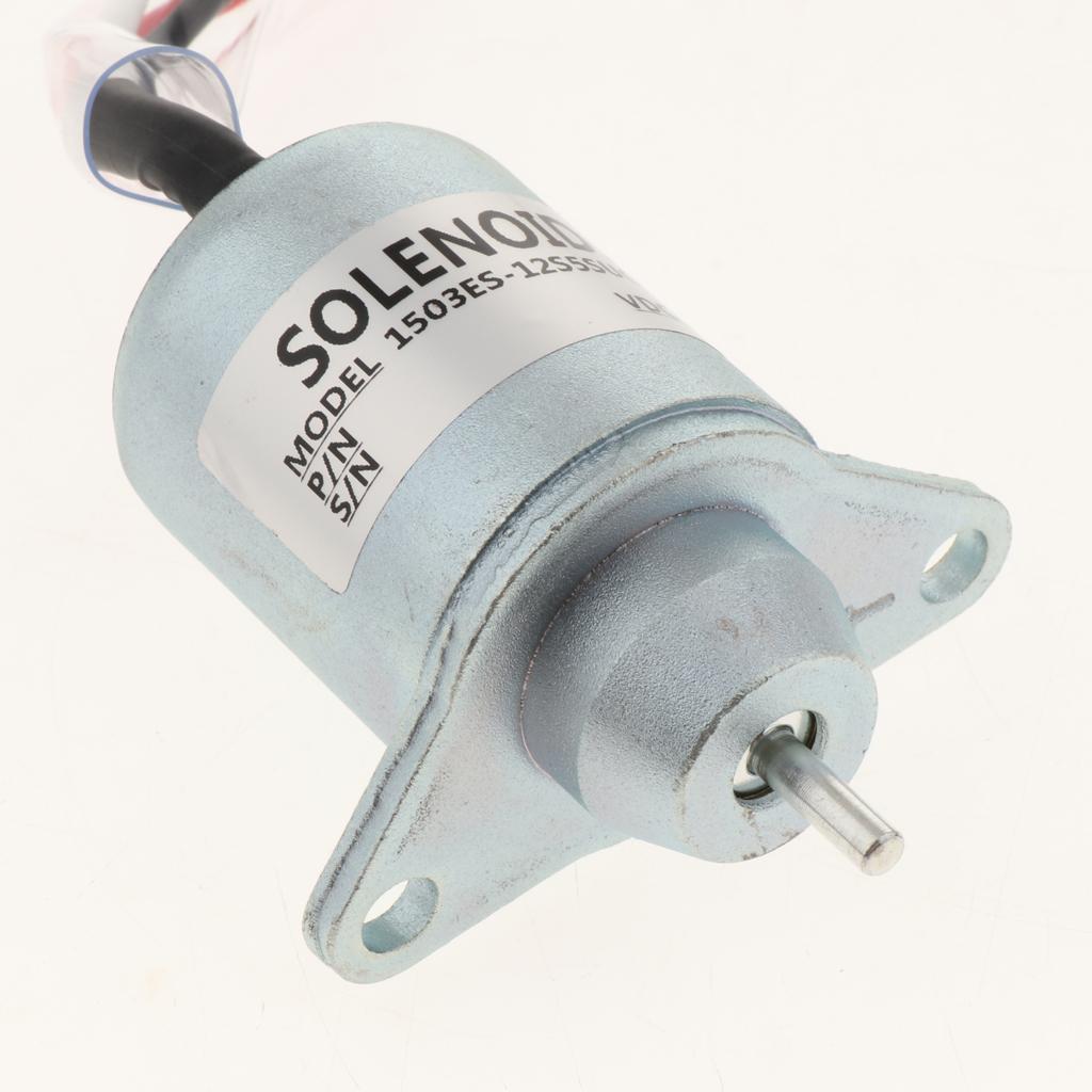 2 Pieces 1503ES-12S5SUC12S Fuel Shut Off Solenoid for Woodward Engine