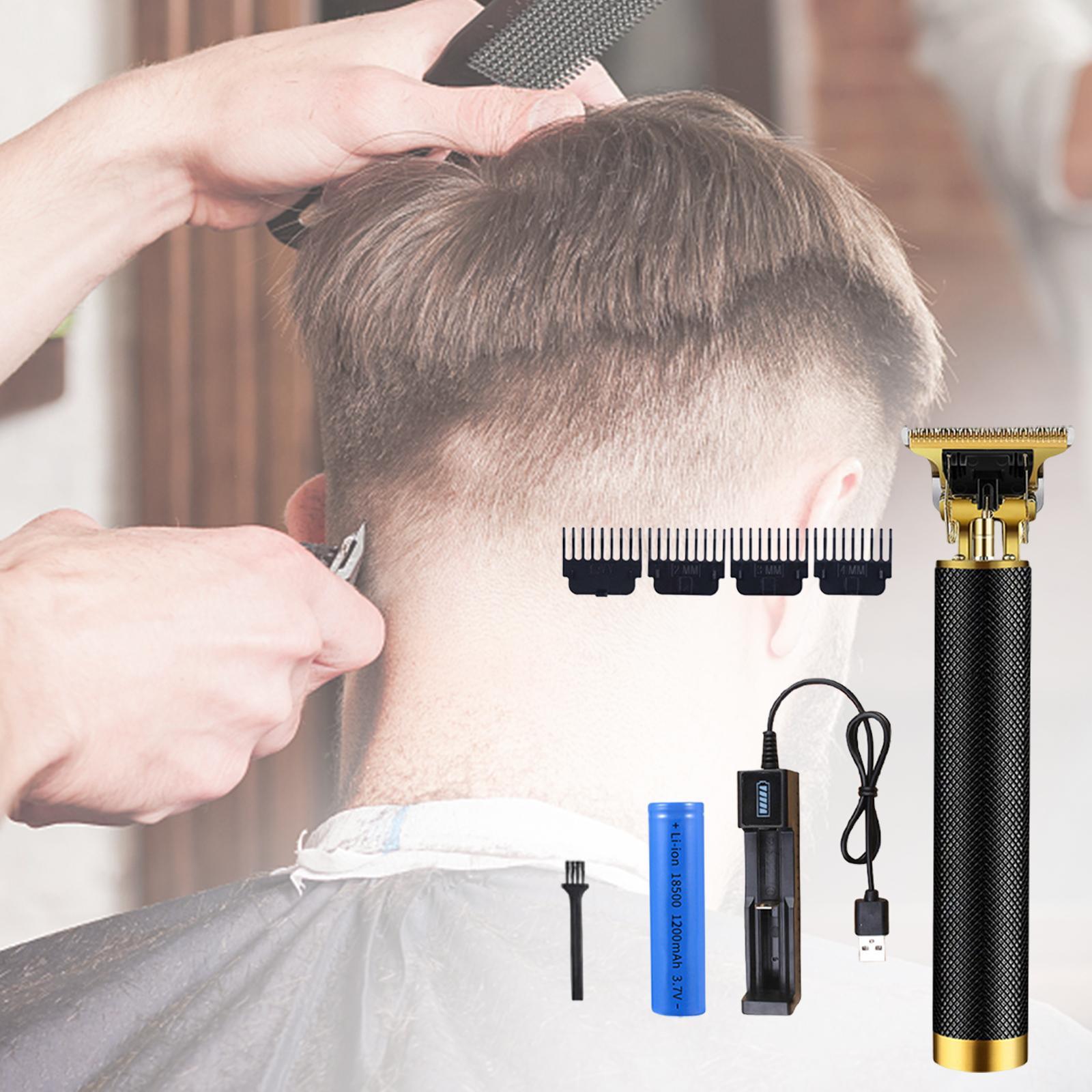 Retro Men Hair Clippers Trimmers Kit, Rechargeable ,Professional Barber Razor ,Low Noise Strong Power Shaver for Hair Styling, Barber Children