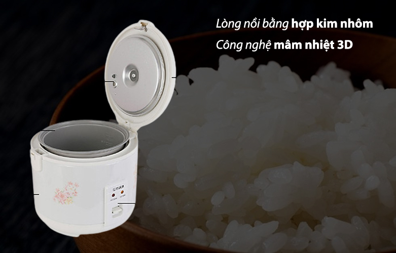 Nồi cơm điện Tiger JNP-1800(FL)- 1.8L (trắng) - Hàng chính hãng