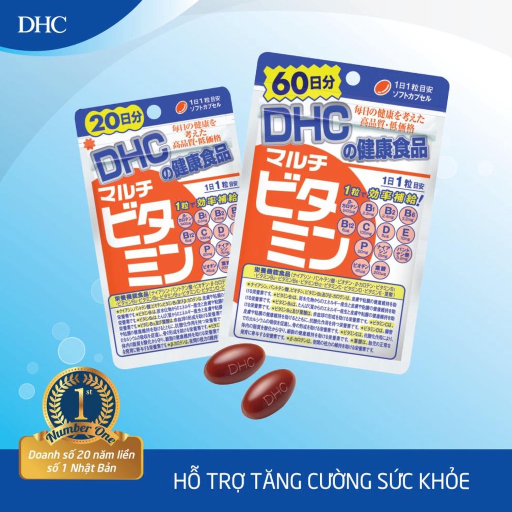 Thực Phẩm Bảo Vệ Sức Khỏe Viên Uống Vitamin Tổng Hợp DHC Multi Vitamin Nhật Bản 90 Ngày