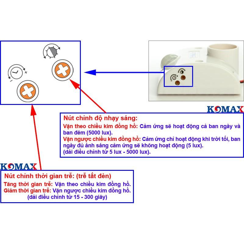 Đui đèn cảm biến chuyển động Komax KM-S15 - Hàng chính hãng