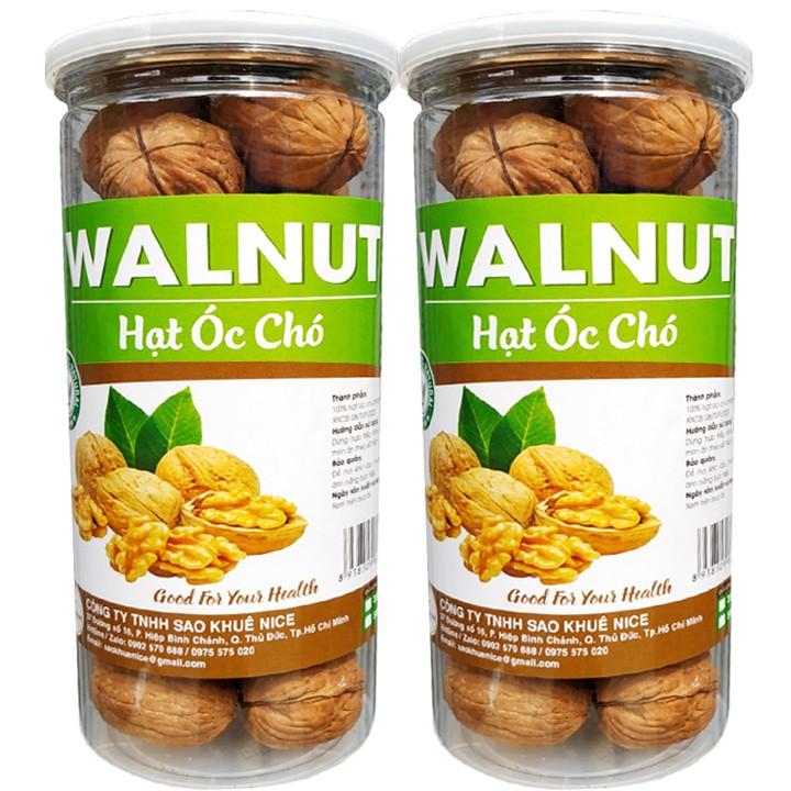 Combo 2 Hũ Quả Óc Chó Nhập Khẩu Cao Cấp Thương Hiệu SK FOOD- Mỗi Hũ 350G