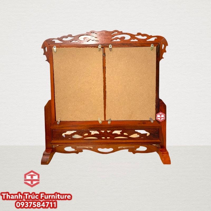 khung ảnh thờ, khung hình thờ đôi bằng gỗ 20x30cm