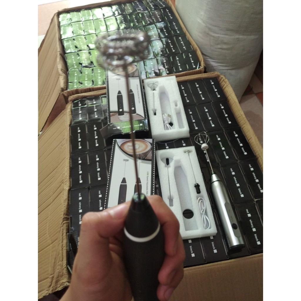 Máy Đánh Trứng, Tạo Bọt Sữa,Cafe, Cầm Tay Sạc Điện Tiện Ích, Có Cổng Sạc Usb