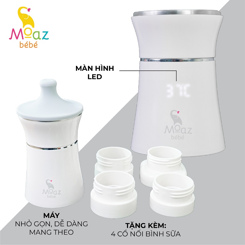 Máy hâm sữa di động Moaz Bebe MB-041