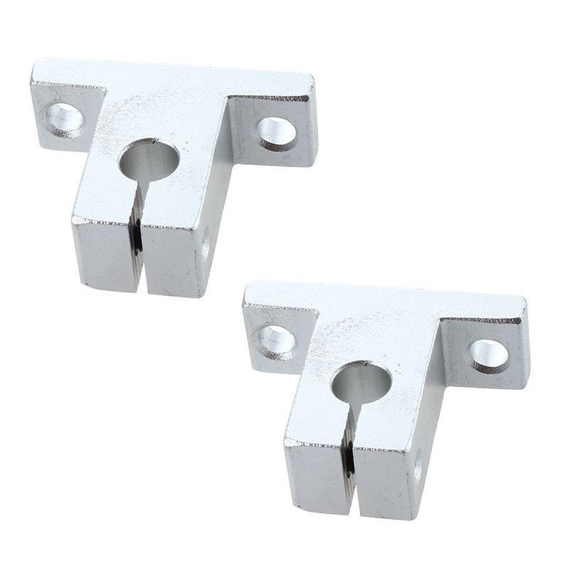 2Pcs SK8 8mm Linear Rail Shaft Clamping Guide Support for XYZ Table