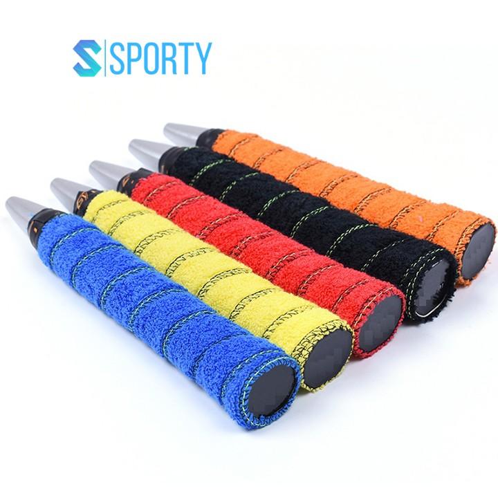 Quấn cán vải cầu lông SPORTY GY110 chất liệu vải viền chỉ thoáng khí, thoát mồ hôi, độ bám cao