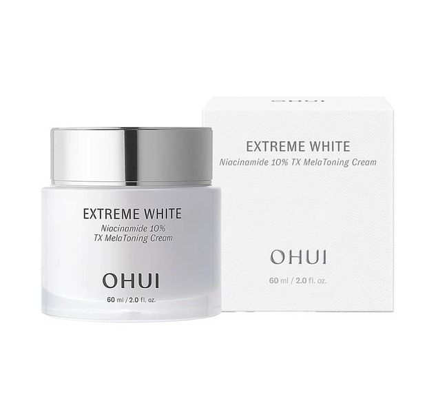 Kem dưỡng sáng chuyên sâu cải thiện sắc da OHUI Extreme White Niacinamide 10% TX MelaToning Cream 60ml