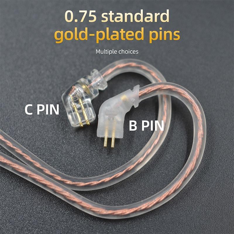 Dây Cáp Đồng 2pin Kz ZS10 ZSN ZEX PRO Không Chứa Oxy