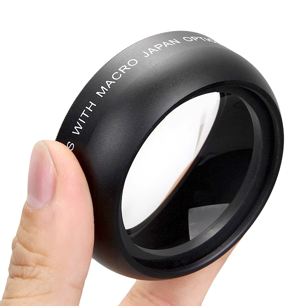 Ống kính góc rộng 58MM 0,45x HD với  macro thay thế cho máy ảnh Canon Nikon Sony Pentax 58MM