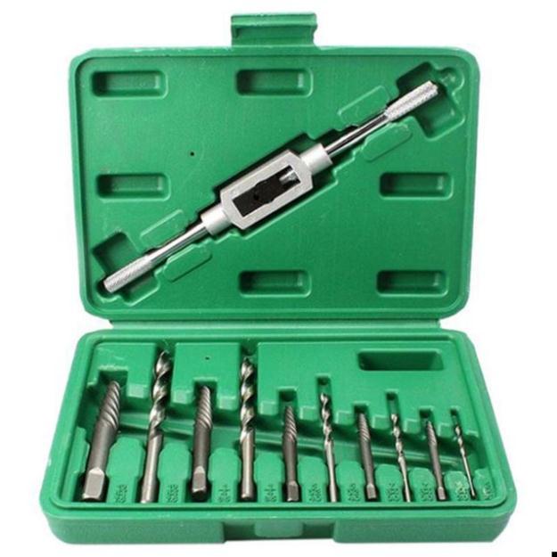 Bộ tháo vít toét đầu 11 chi tiết - Bộ tháo ốc gãy - dụng cụ lấy ốc gãy