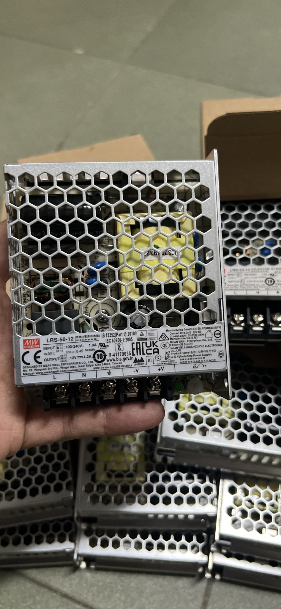 Nguồn Meanwell LRS-50-12 Hàng nhập khẩu