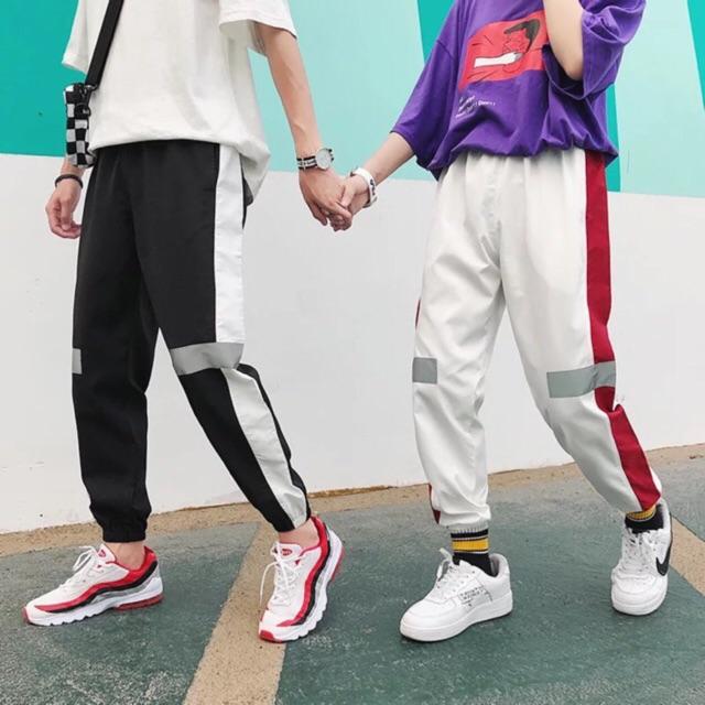 Quần Jogger Nỉ Unisex “ Phản Quang Gối” G-ALPHA - F004