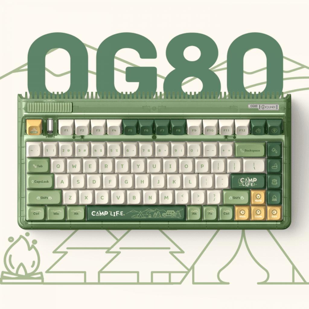 Bàn phím cơ IQUNIX OG80 Camping RGB - Hàng Chính Hãng