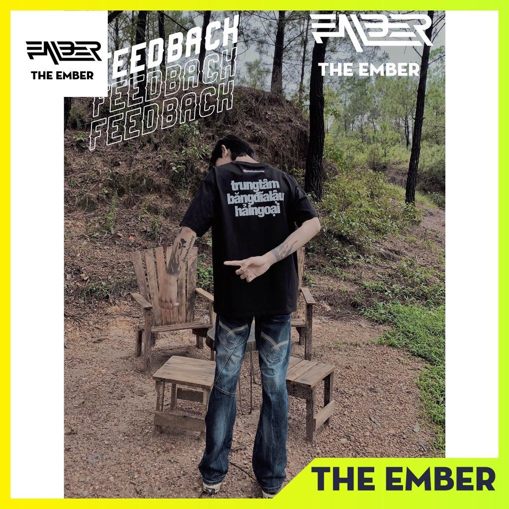 Áo thun Trung Tâm Băng Đĩa Lậu Hải Ngoại logo To dáng oversize - The Ember