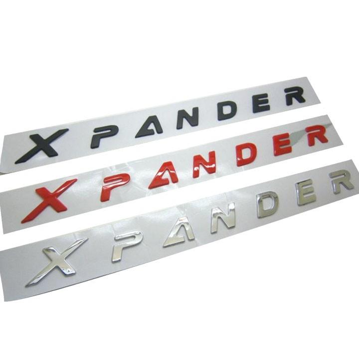 Tem Logo Chữ Nổi Xpander Dán Đuôi Xe Ô To Mitsubishi Xpander