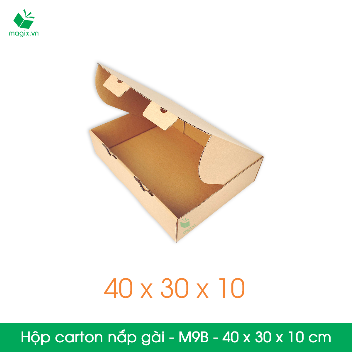 M14A - 16x14x6 cm - 20 Thùng hộp carton nắp gài đóng hàng