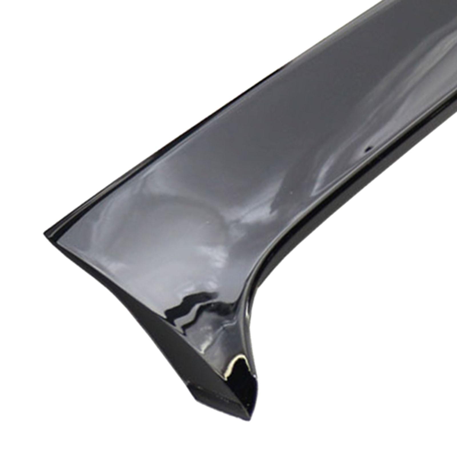 2Pcs Rear Window Side Spoiler Wing for R Variant Wagen Gloss Black