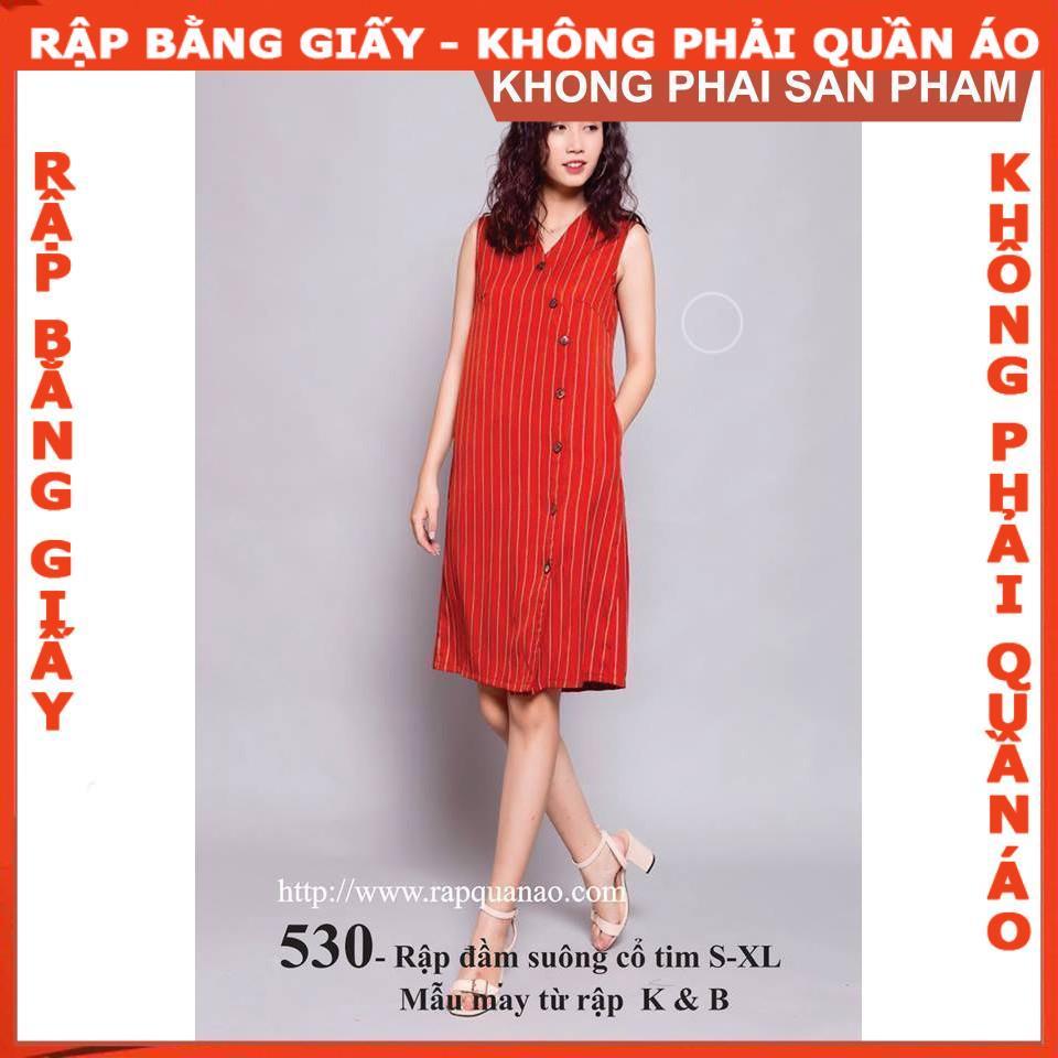 Rập giấy A0 mã 530 (BẢN VẼ) rập đầm