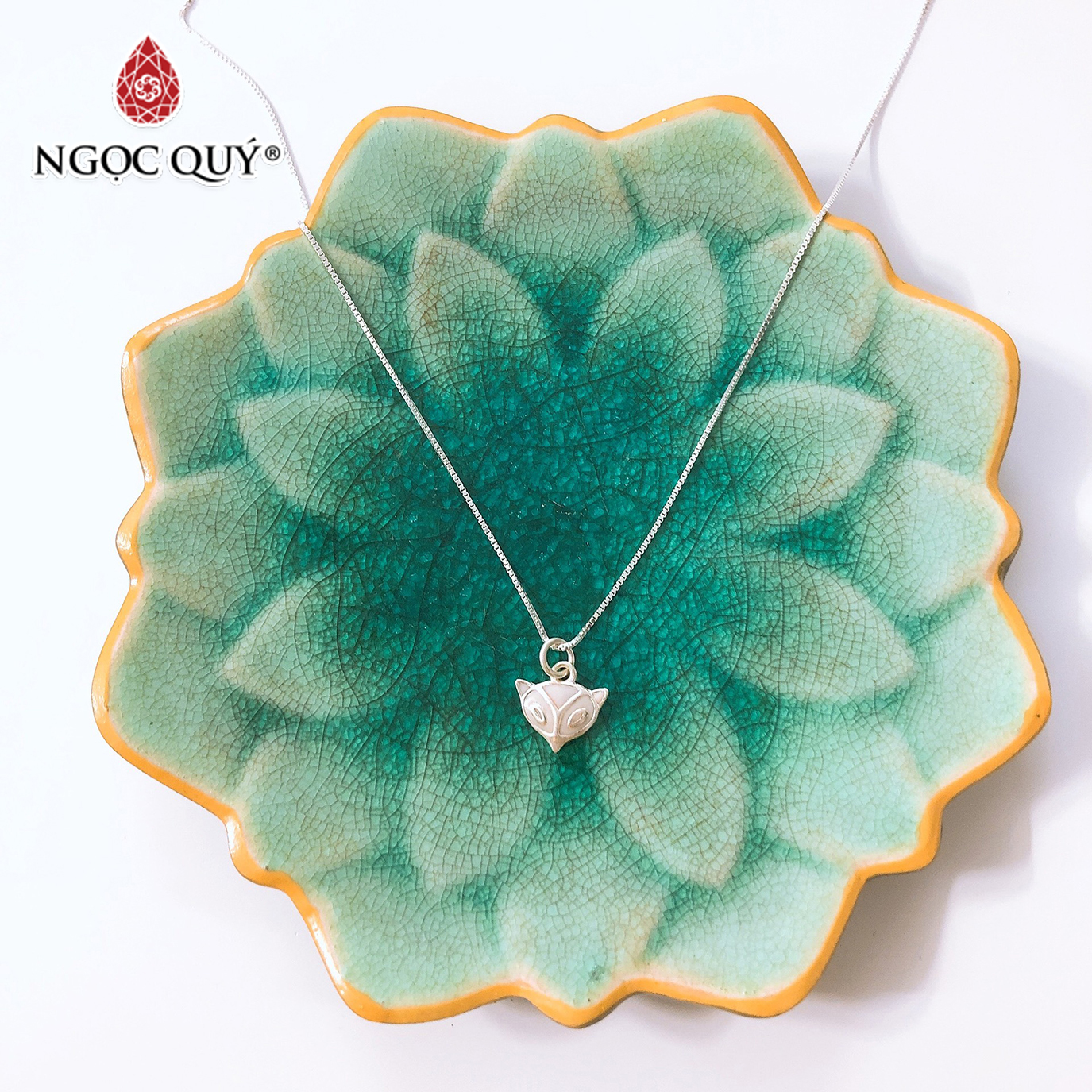 Dây chuyền bạc mặt hồ ly - Ngọc Quý Gemstones