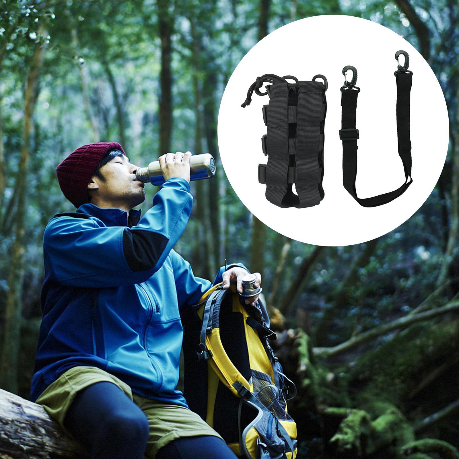 2.5L Water Bottle Pouch Bag Drawstring Holder for Camping Travel