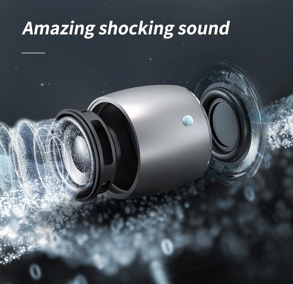 Loa Bluetooth không dây mini trong nhà/ngoài trời C7 có đèn LED nhiều màu Loa Bluetooth di động mini bán chạy nhất Màu mới: Đen