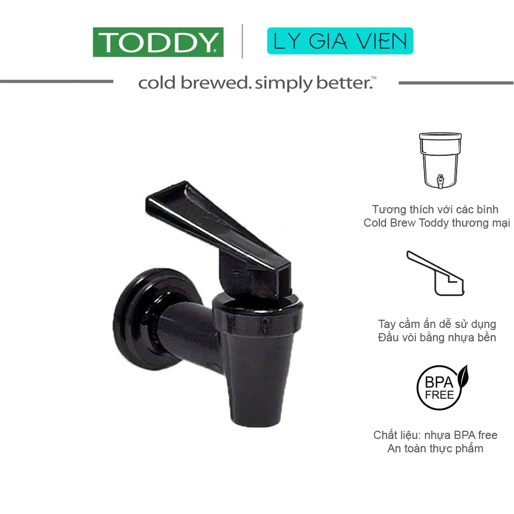 Vòi Rót Bình Ủ Cold Brew Thương Mại Toddy Commercial Model Spigot - Mã TCMS