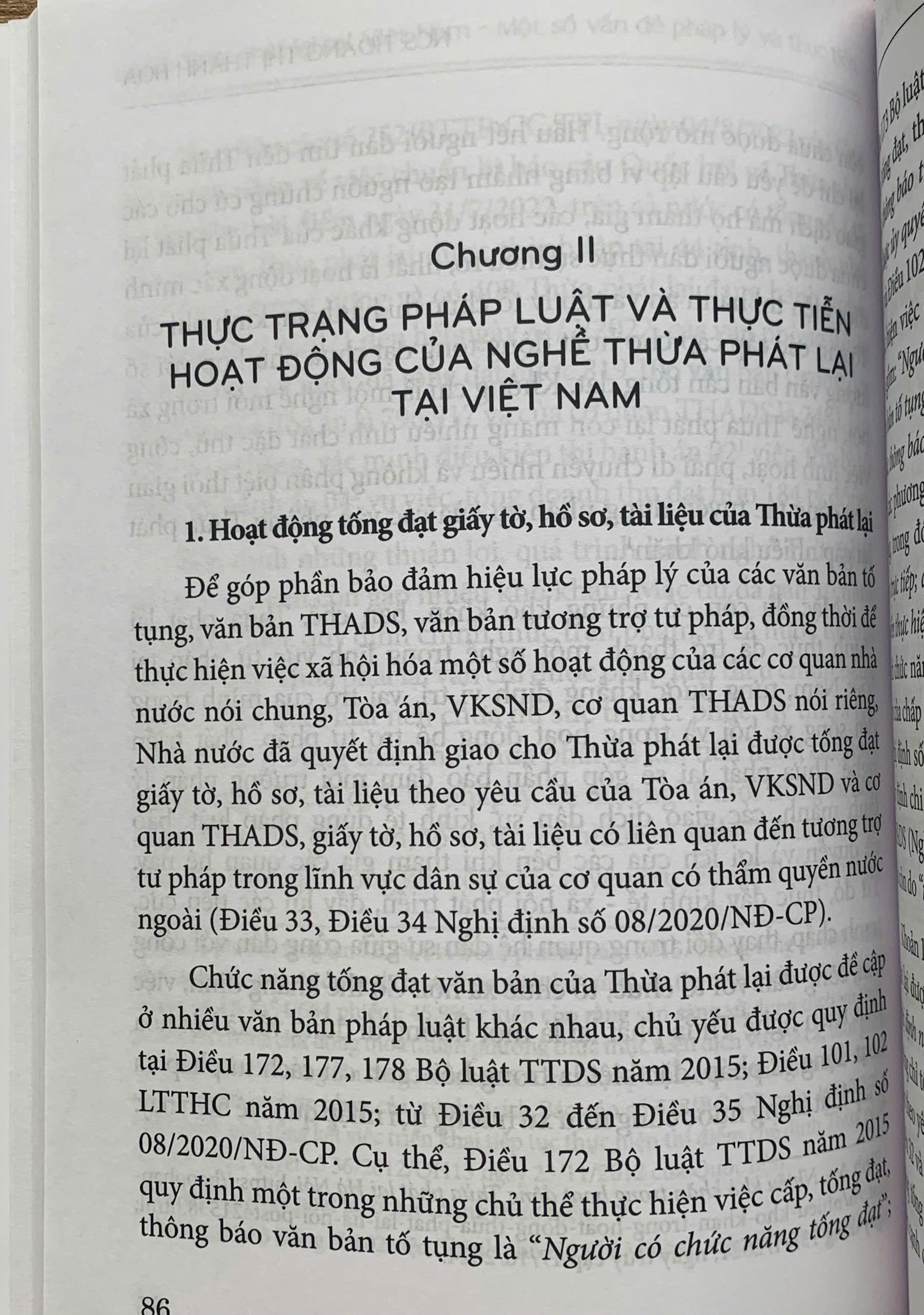 Nghề Thừa phát lại tại Việt Nam – Một số vấn đề pháp lý và thực tiễn (Tái bản lần thứ nhất)