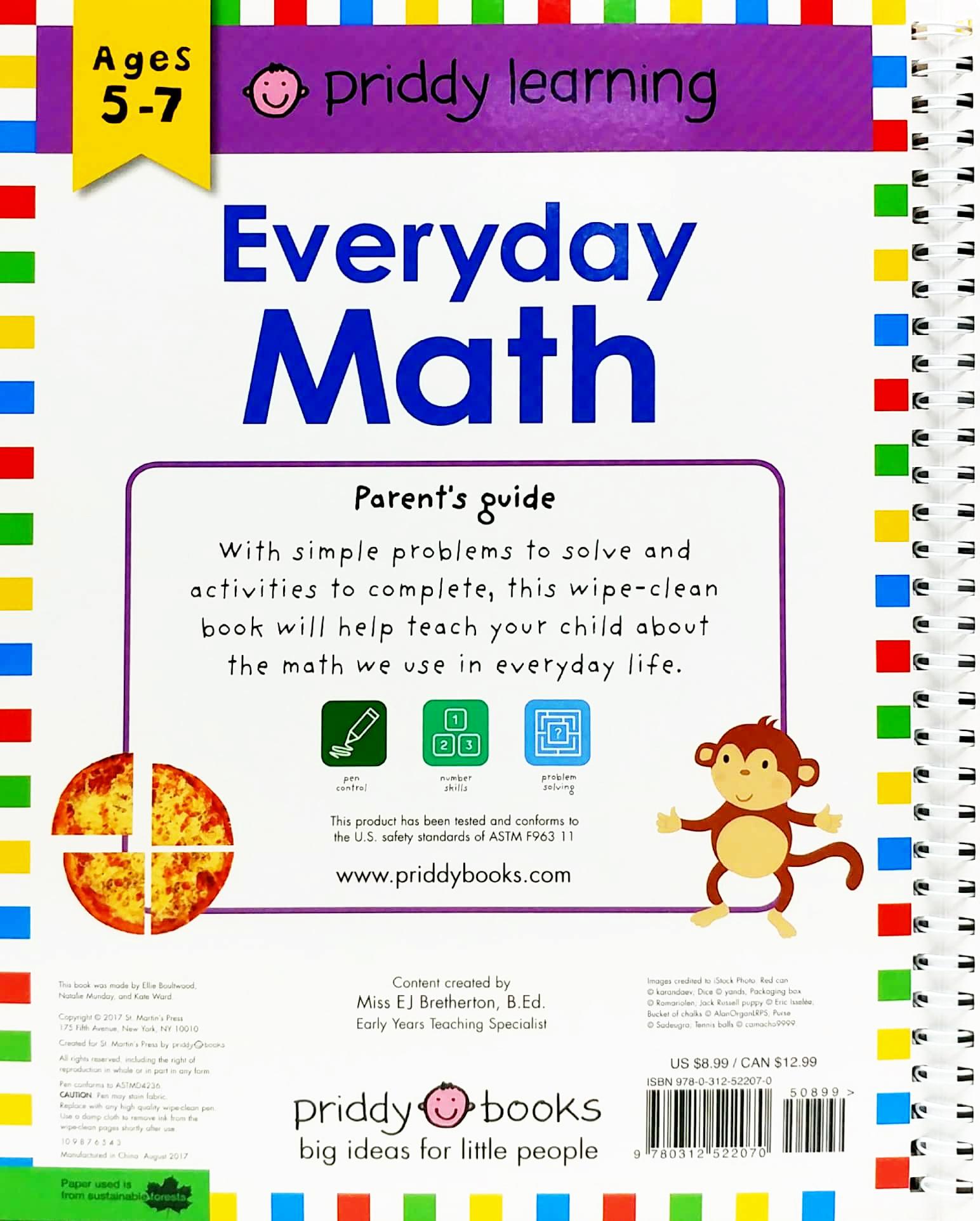 Wipe Clean Workbook: Everyday Math