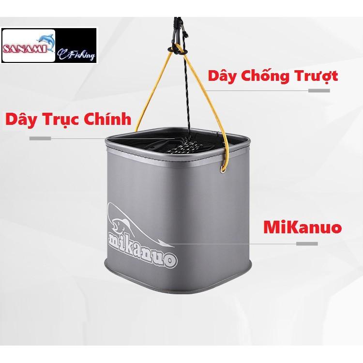Thùng Múc Nước , Đựng Cá Gấp Gọn Cao Cấp KK-25 - SANAMI FISHING