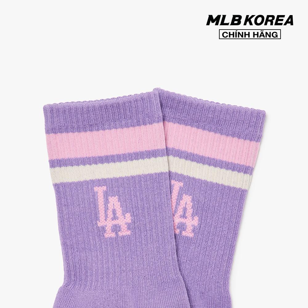 MLB - Vớ cổ cao unisex kẻ sọc thời trang 3ASOM1116